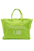 Plážová taška Twinset U&B 	zelená	