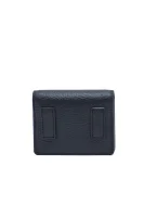 Kožená crossbody kabelka / peňaženka Coccinelle 	čierna	
