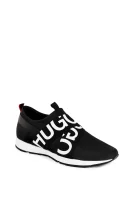 sneakersy hybrid_runn HUGO 	čierna	