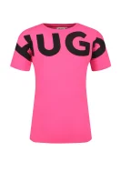 Tričko | Regular Fit HUGO KIDS 	ružová	