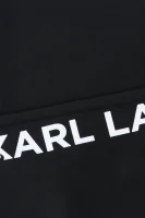 legíny | regular fit Karl Lagerfeld Kids 	čierna	