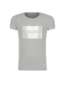 tričko | regular fit CALVIN KLEIN JEANS 	sivá	