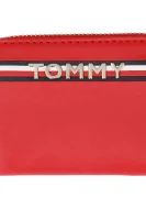 skórzany peňaženka corp mini Tommy Hilfiger 	červená	