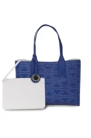 shopper kabelka + príručná taštička Emporio Armani 	modrá	