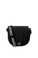 crossbody kabelka uptown saddle-l HUGO 	čierna	