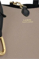 Obojstranná shopper kabelka + príručná taštička LAUREN RALPH LAUREN 	čierna	