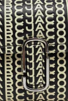 Kožená kabelka na rameno THE Monogram J MARC Marc Jacobs 	čierna	