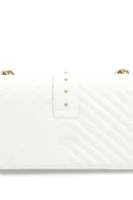 Kožená crossbody kabelka LOVE CLASSIC ICON V Pinko 	biela	