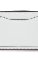 kožená crossbody kabelka snapshot Marc Jacobs 	biela	