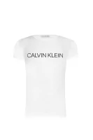 Tričko INSTITUTIONAL | Slim Fit CALVIN KLEIN JEANS 	biela	