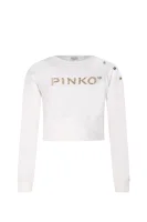 Mikina | Cropped Fit | stretch Pinko UP 	biela	