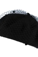 wełniany baretka Emporio Armani 	čierna	