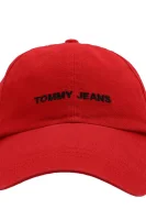 bejzbalová bunda tju sport Tommy Jeans 	červená	