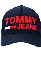 bejzbalová bunda flock print Tommy Jeans 	tmavomodrá	