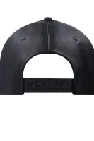 Kožená bejzbalová bunda Kenzo 	čierna	