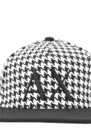 bejzbalová bunda | s prímesou vlny Armani Exchange 	čierna	