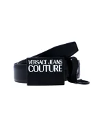 kožený opasok Versace Jeans Couture 	čierna	