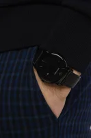 hodinky luigi Emporio Armani 	čierna	
