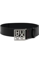Kožený opasok HU-GO HUGO 	čierna	