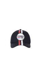 bejzbalová bunda logo stripe Tommy Hilfiger 	tmavomodrá	