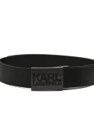Kožený opasok Karl Lagerfeld 	čierna	