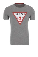 tričko | slim fit GUESS 	sivá	