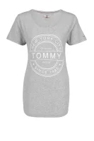 tričko stamp logo | regular fit Tommy Jeans 	sivá	