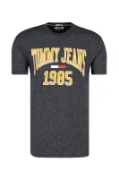 tričko | regular fit Tommy Jeans 	grafitová	