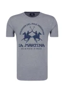 tričko deshawn | regular fit La Martina 	sivá	