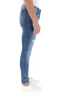 džínsy marilyn | skinny fit | low rise GUESS 	modrá	