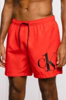 Šortky na plávanie | Regular Fit Calvin Klein Swimwear 	červená	