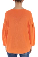 sveter westona | loose fit | s prímesou hodvábu BOSS ORANGE 	oranžová	