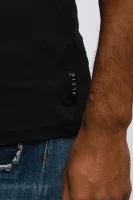 tričko | regular fit Philipp Plein 	čierna	