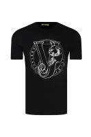 tričko | slim fit Versace Jeans 	čierna	