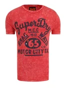tričko motor city | slim fit Superdry 	červená	