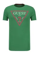 tričko logo original | slim fit GUESS 	zelená	