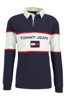 mikina 90s logo rugby | loose fit Tommy Jeans 	tmavomodrá	