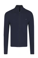 sveter pima cotton cashmere | regular fit Tommy Hilfiger 	tmavomodrá	