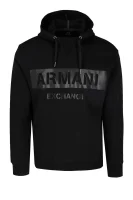 mikina | regular fit Armani Exchange 	čierna	