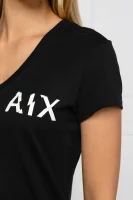 tričko | regular fit | pima Armani Exchange 	čierna	