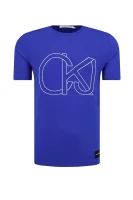 tričko graphic | slim fit CALVIN KLEIN JEANS 	modrá	