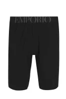 šortky od piżamy | regular fit Emporio Armani 	čierna	