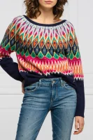 vlnený sveter | loose fit My Twin 	viacfarebná	