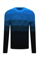 sveter kardumage | regular fit | s prímesou vlny BOSS ORANGE 	modrá	