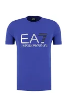 tričko | regular fit EA7 	modrá	