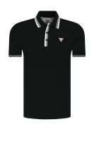 Polo tričko SCOTT | Slim Fit GUESS 	čierna	