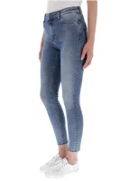 džínsy santana | skinny fit | high waist Tommy Jeans 	modrá	