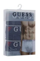 boxerky 3-pack hero | cotton stretch Guess Underwear 	tmavomodrá	