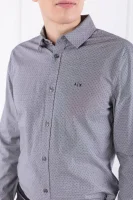 košeľa | slim fit Armani Exchange 	sivá	
