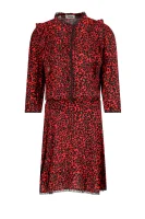 šaty remo print leo coeur Zadig&Voltaire 	červená	
